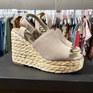 Marc Fisher LTD Nelly Women's Wedge Sandals NEW 9.5M